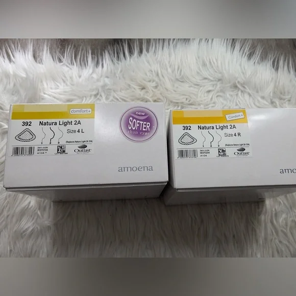 Amoena pair Natura Light 2A Breast Form - Tawny - Picture 3 of 9